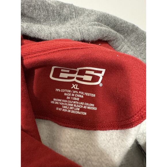 University of Alabama Crimson Tide Sweatshirt Pullover Gray, W/ Red & White Logo - Picture 6 of 6